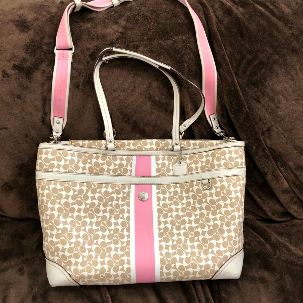👜Coach Chelsea Heritage Diaper Bag
